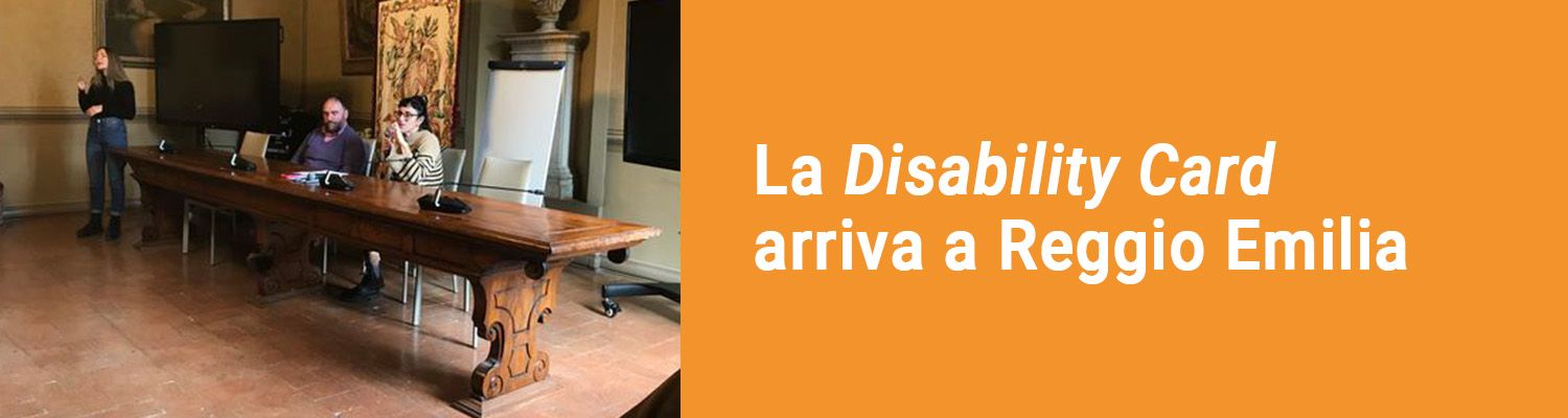 La Disability Card arriva a Reggio Emilia